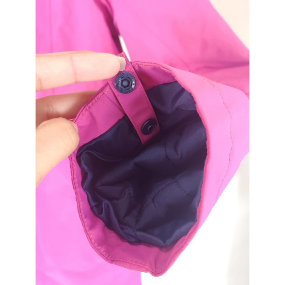 (V) Lands End Jacket Womens Pink Squall 3 in Coat Primaloft Waterproof XS (2-4) - Picture 10 of 12